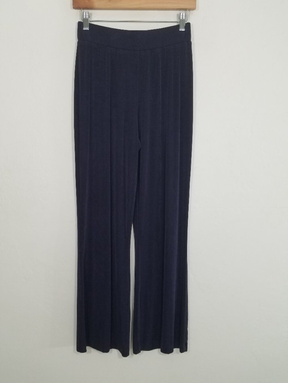 Women's Wide-Leg Knit Pants - Navy